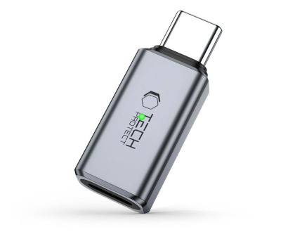 Przejściówka Tech-Protect ULTRABOOST AUDIO ADAPTER TYPE-C TO LIGHTNING GREY